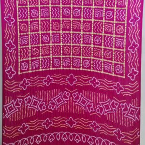 RANI PINK GHARCHOLDA BANDHANI SAREE
